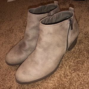Grey booties